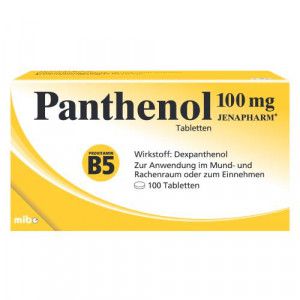 PANTHENOL 100 mg Jenapharm Tabletten