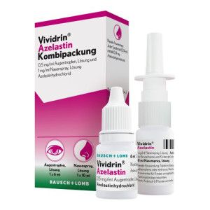 VIVIDRIN Azelastin Kombip. 0,5mg/ml ATR+1mg/ml NAS